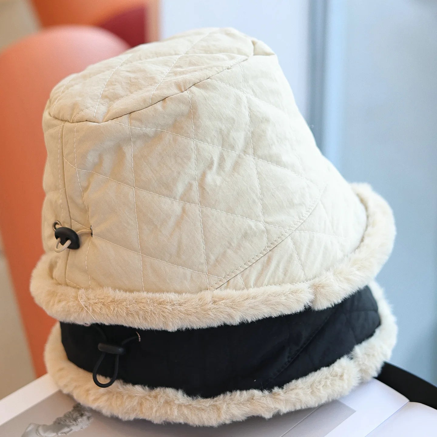Women's Plush Winter Fisherman Bucket Hat