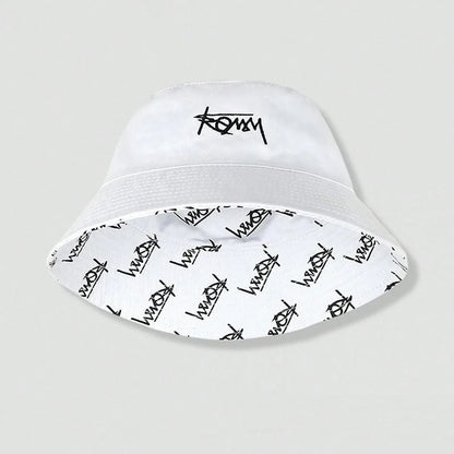 Unisex Double Sided Embroidered Fisherman Hat