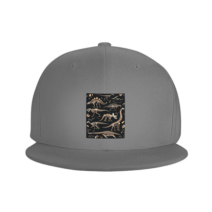 Dinosaur Fossil Halloween Graphic Snapback Cap