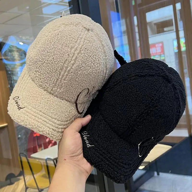 Autumn Winter Embroidered Letter Baseball Cap