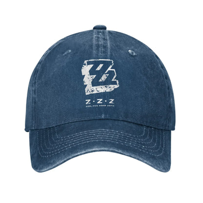 ZZZ Game Vintage Washed Baseball Cap
