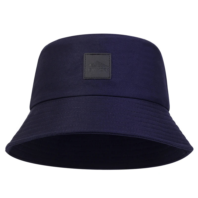 New York Leather Label Personality Bucket Hat