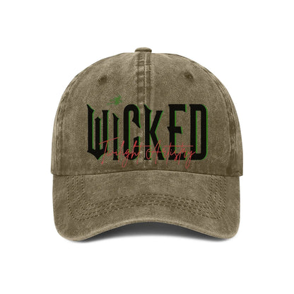 Wicked Alphabet Twill Baseball Cap
