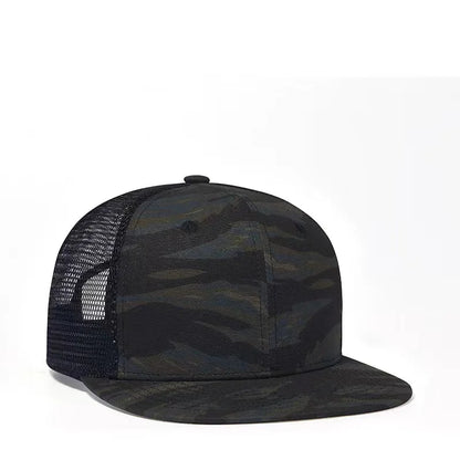 Camouflage Cotton Snapback Trucker Cap