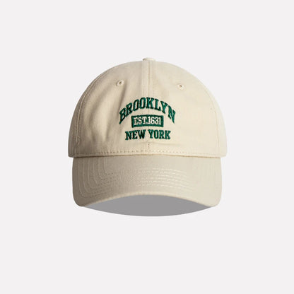 Unisex Letter Embroidered Cotton Baseball Cap