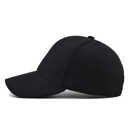 Classic Black Solid Color Baseball Cap