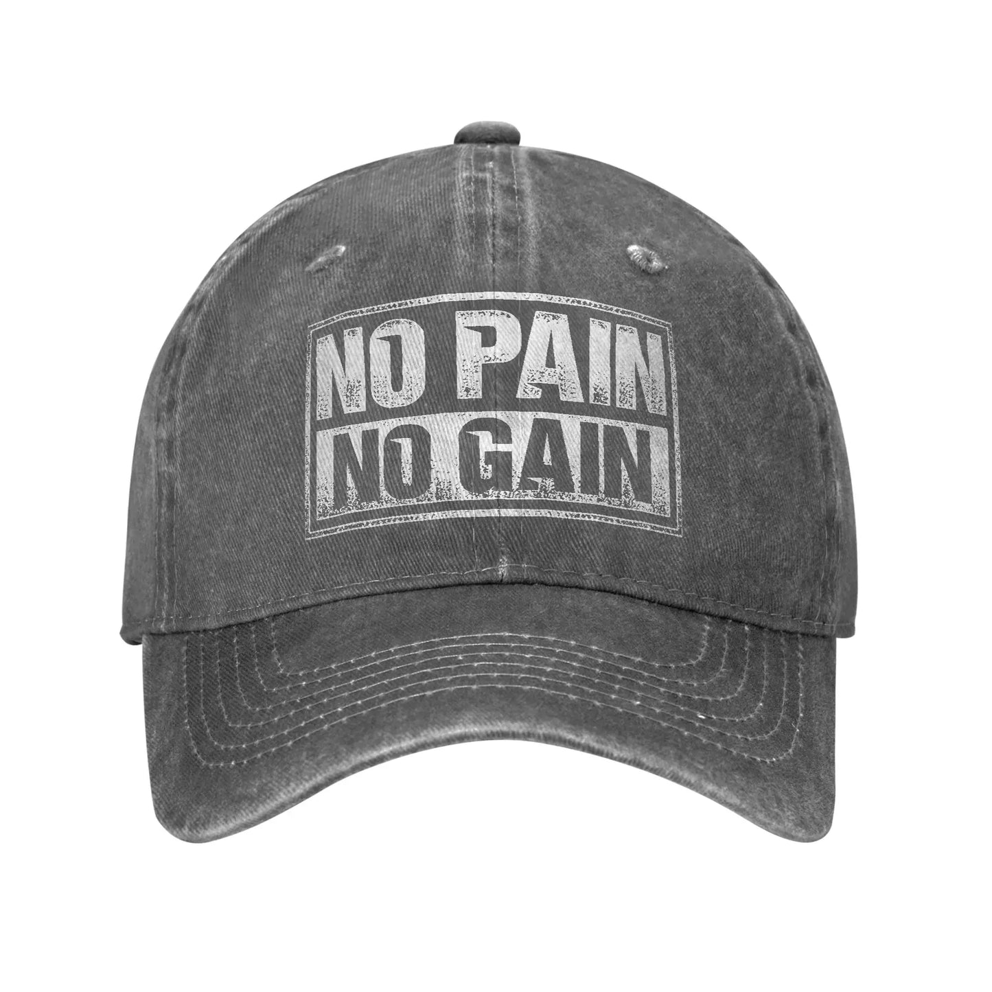 No Pain No Gain Gym Training Baseball Cap