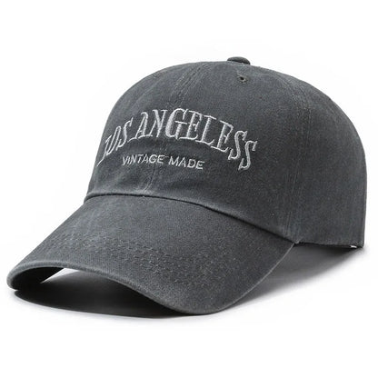 Vintage Distressed “LOS ANGELES” Embroidered Baseball Cap