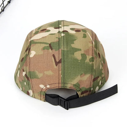 Camouflage Panel Snapback Baseball Hat