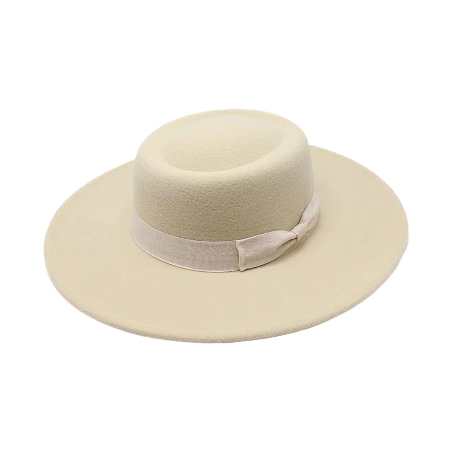 French Bow Tie Wool Felt Bucket Hat