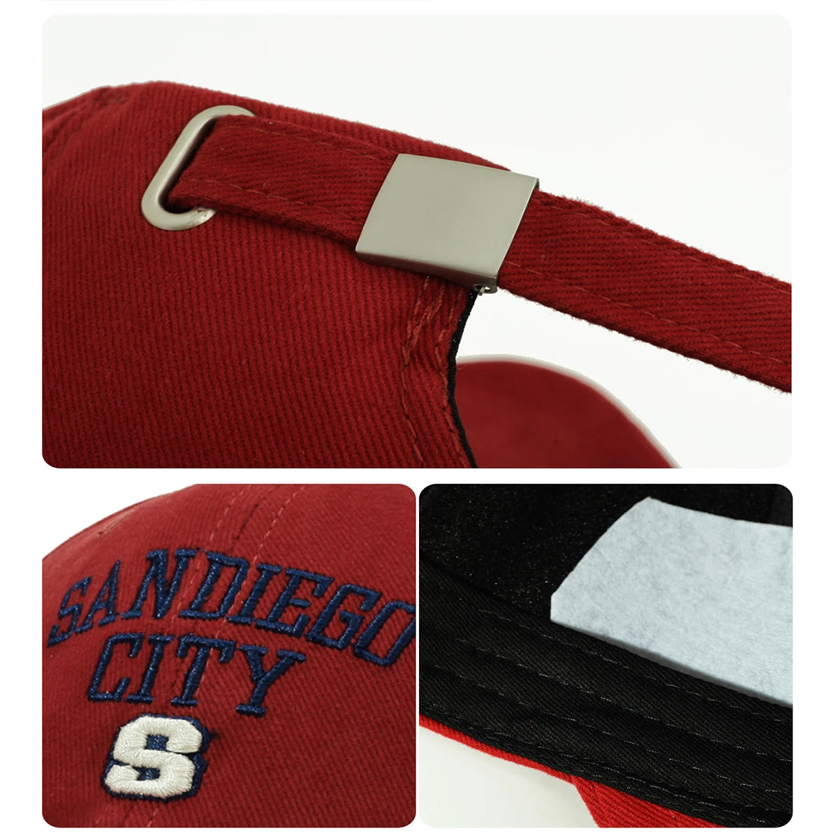 Wide Brim Face-Slimming Baseball Cap