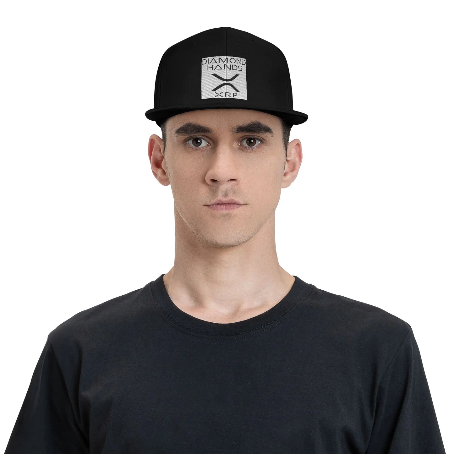 XRP Ripple Crypto Diamond Hands Unisex Snapback Cap