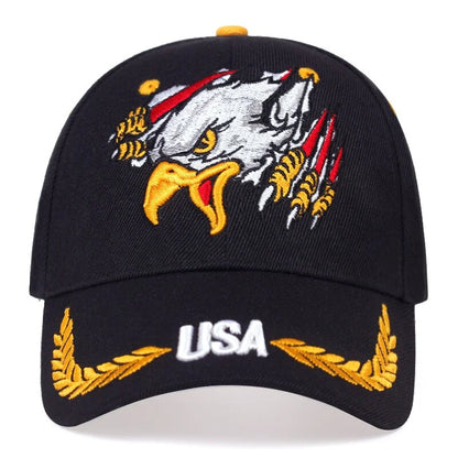 USA Eagles Embroidery Baseball Cap