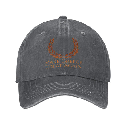 Make Greece Great Again Y2K Trucker Baseball Cap