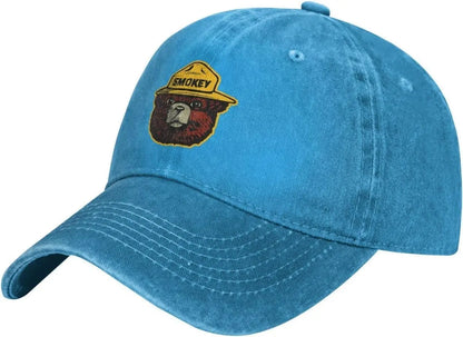 Smokey Bear Denim Trucker Baseball Cap