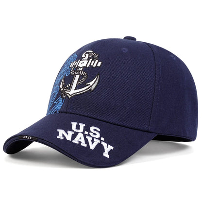 Unisex Anchor Embroidery Baseball Caps