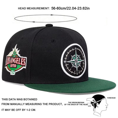 Los Angeles Embroidery Adjustable Snapback Cap