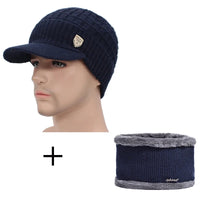 Hat Scarf (Navy Blue)
