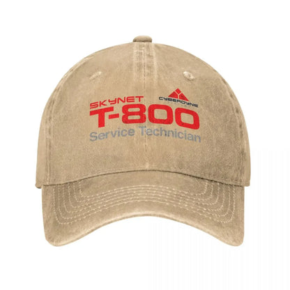 T-800 Terminator Cyberdyne Distressed Baseball Cap