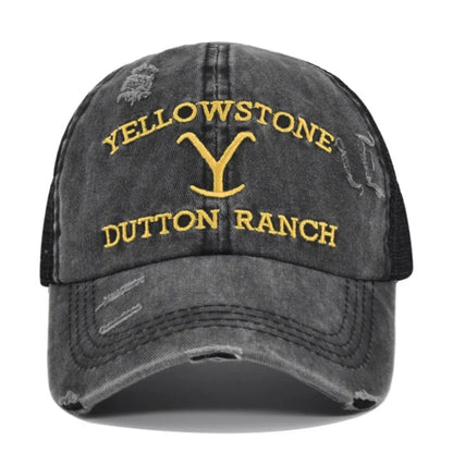 Unisex Yellowstone Dutton Ranch Ponytail Baseball Cap