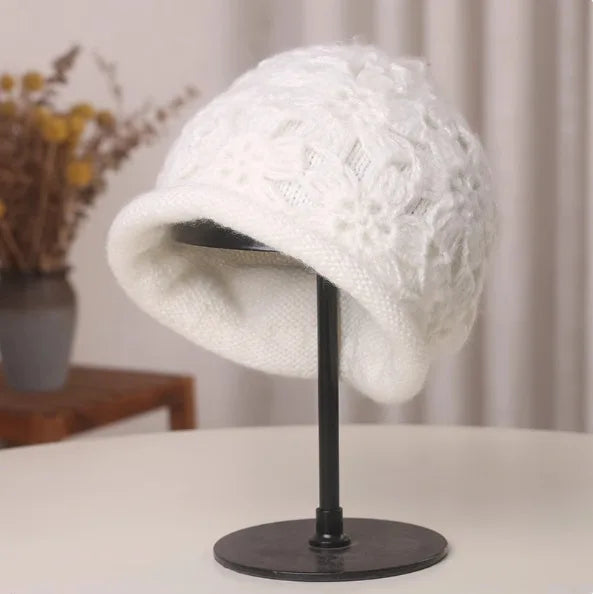 Handmade Double Layer Rolled Edge Knit Bucket Hat