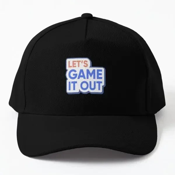 Let Is Game It Out Snapback Baseball Cap