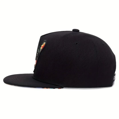 Unisex Fingers 666 Embroidery Hip-hop Hats