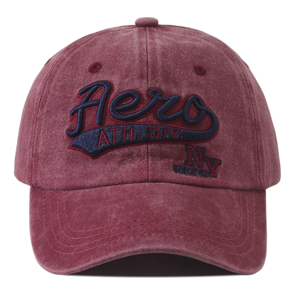 Retro Washed Embroidered Baseball Cap