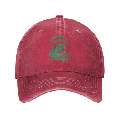 Vintage Distressed Chinga-La-Migra Cat Baseball Cap