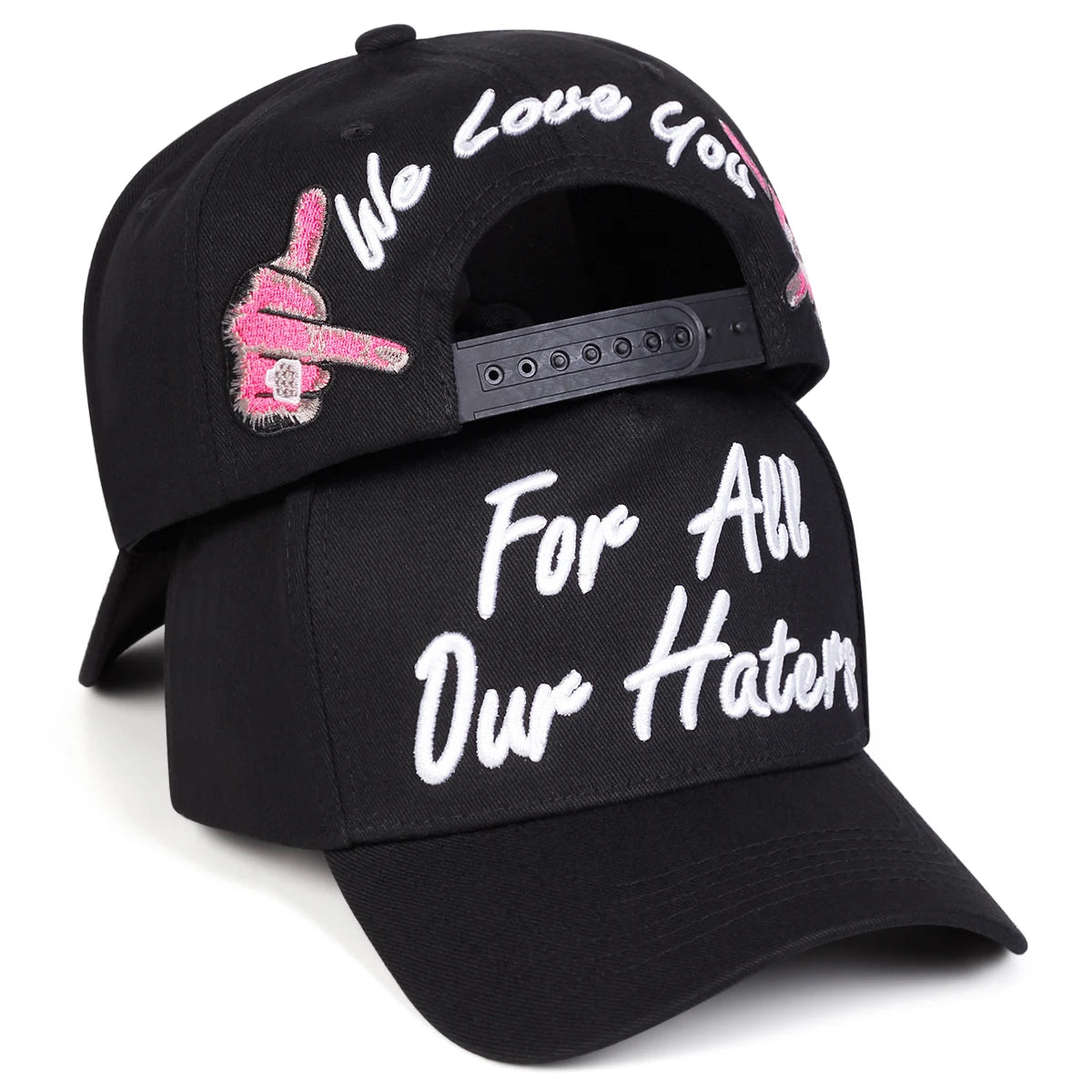 Unisex For All Our Haters Embroidered Baseball Cap