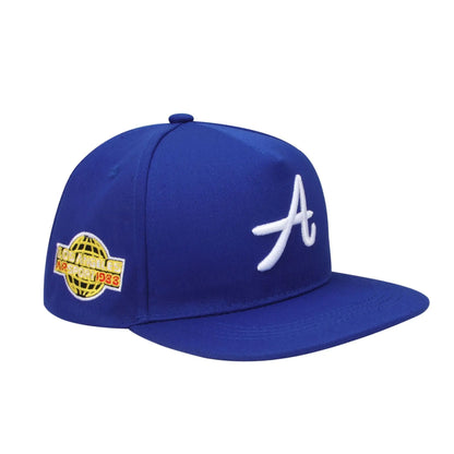 Adjustable Embroidered Flat Bill Snapback Baseball Hat