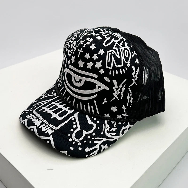 New Fashion Men Women Printed Cartoon Baseball Caps