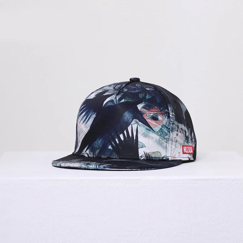 Unisex Graffiti Print Hip-Hop Cap