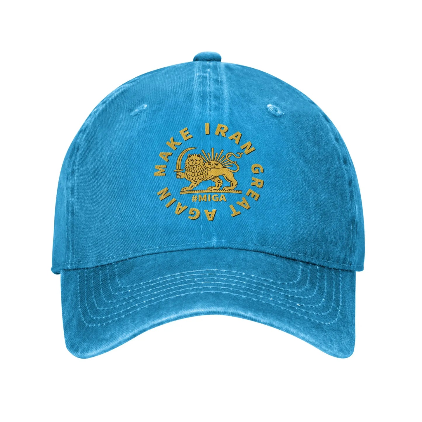 Iran Great Again Persian Lion Sun Baseball Cap