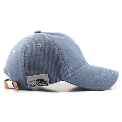 Solid Cotton Golf Baseball Cap