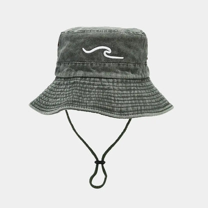 Cotton Embroidered Pattern Bucket Hat