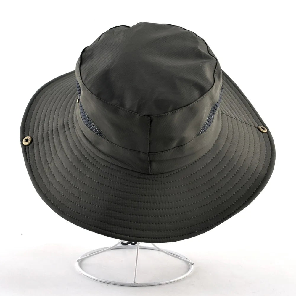Wide Brim UV Protection Bucket Hat