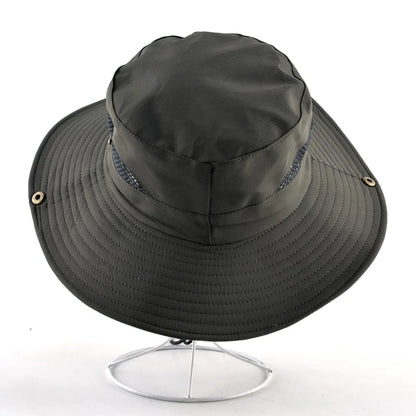 Wide Brim UV Protection Bucket Hat