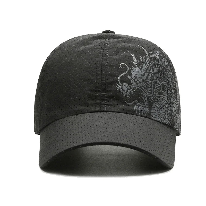Chinese Dragon Quick Dry Breathable Baseball Cap