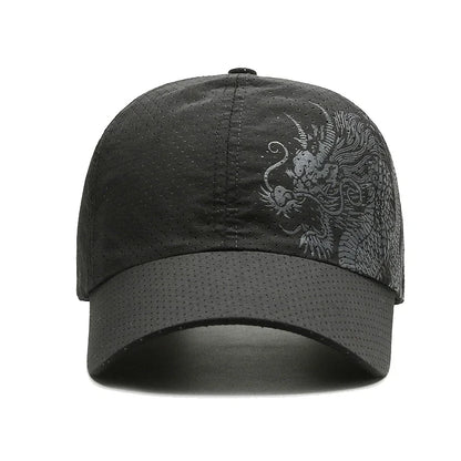 Chinese Dragon Quick Dry Breathable Baseball Cap