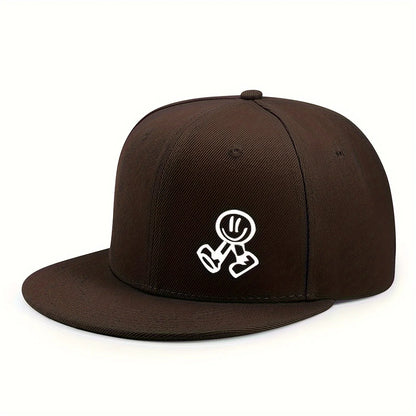Unisex Wide Brim Hip-hop Breathable Flat Cap