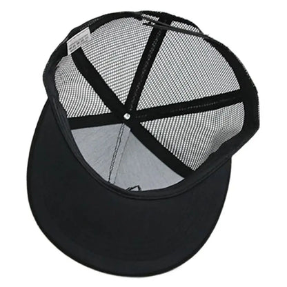 Tiger Embroidery Mesh Breathable Snapback Cap