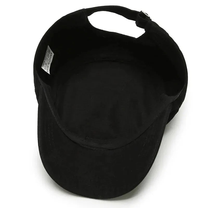 Simple Versatile Flat Military Duck Tongue Hat