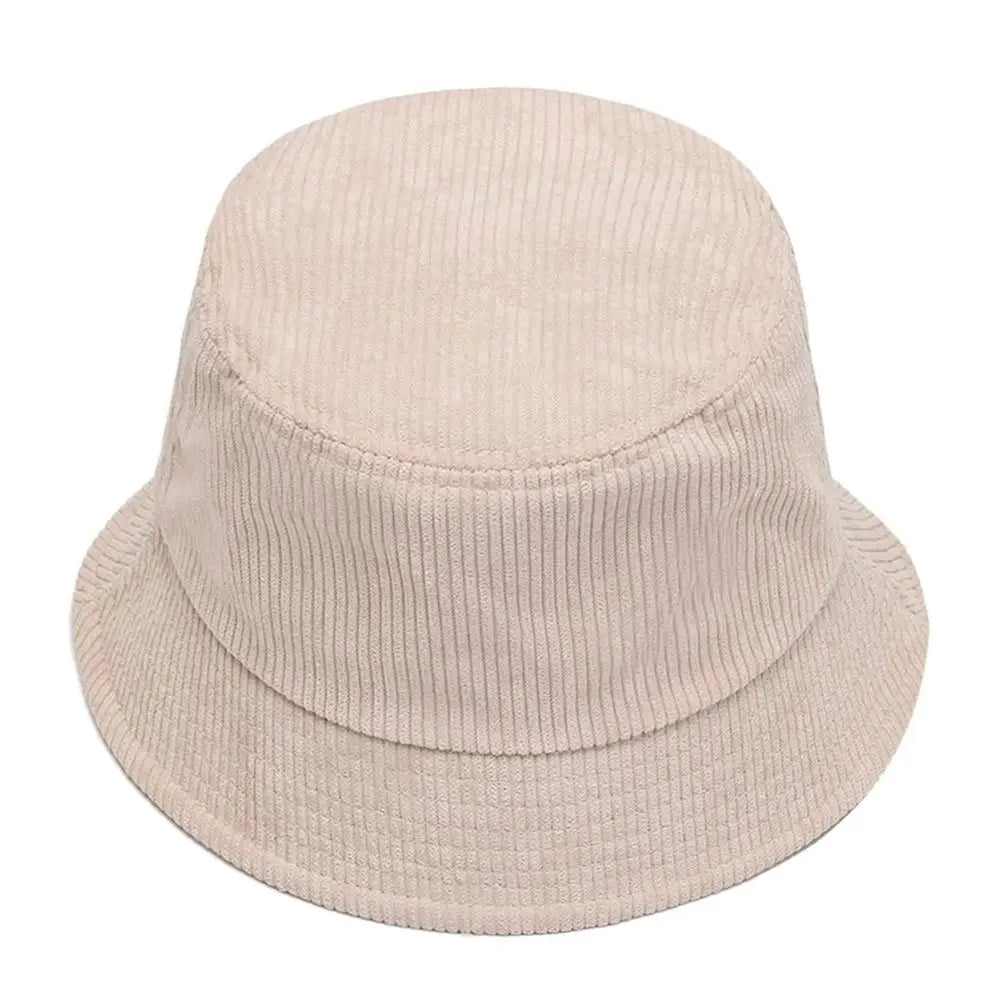 Corduroy Plush Winter Fisherman Bucket Hat