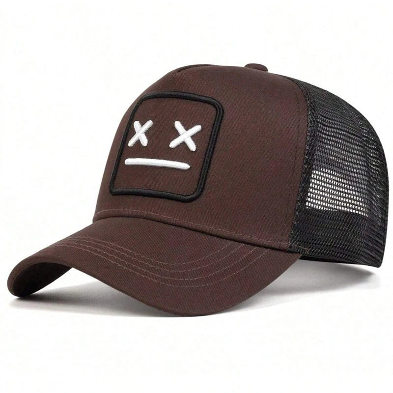 XX Embroidery Mesh Hip Hop Baseball Cap
