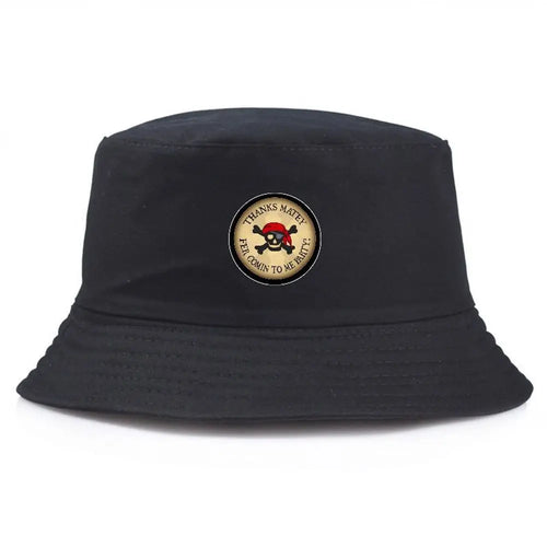 Pirate Skull Printed Bucket Hat