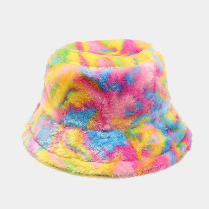 Women's Fluffy Fleece-Lined Bucket Hat