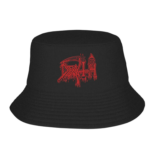 Humorous Death Band Graphic Travel Bucket Hat