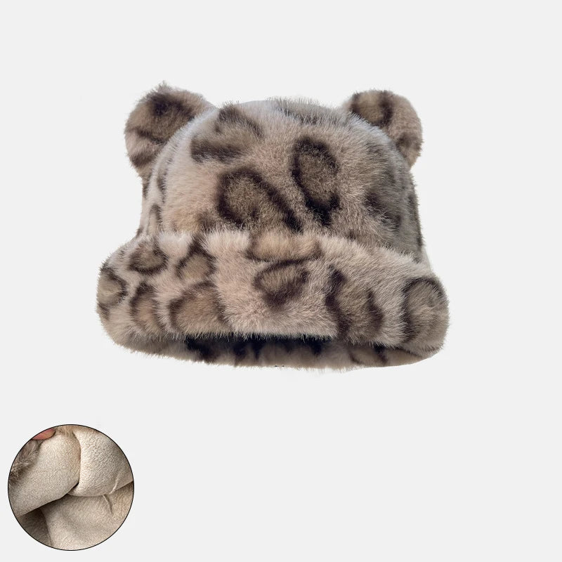 Faux Fur Teddy Winter Bucket Hat