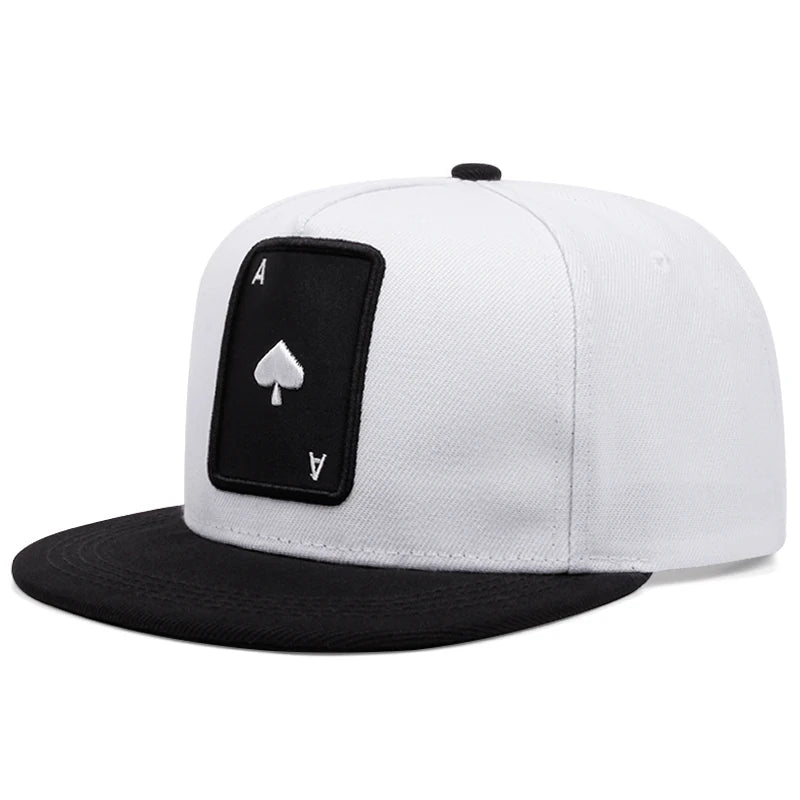 Personalized Poker Card A Flat Edge Baseball Cap